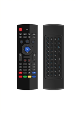Mini Wireless Keyboard Remote Control , 3 Gsensor Smart TV Remote With Keyboard