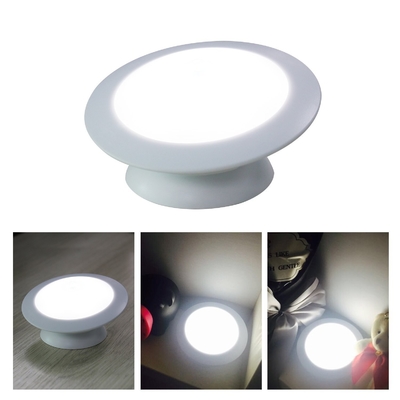 Tanpa kabel Rotatable Motion Detector Night Light DC 5.0V Dengan PIR Motion Sensor
