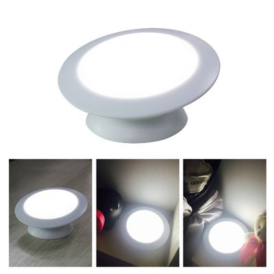 Tanpa kabel Rotatable Motion Detector Night Light DC 5.0V Dengan PIR Motion Sensor