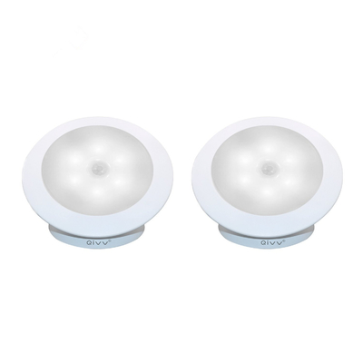 360 ° Rotating Magnetic Motion Sensor Night Light Dengan USB Rechargeable Cordless