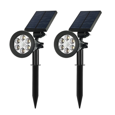 Dark Sensing Auto On / Off Sensor Led Solar Light Putih Untuk Patio / Deck
