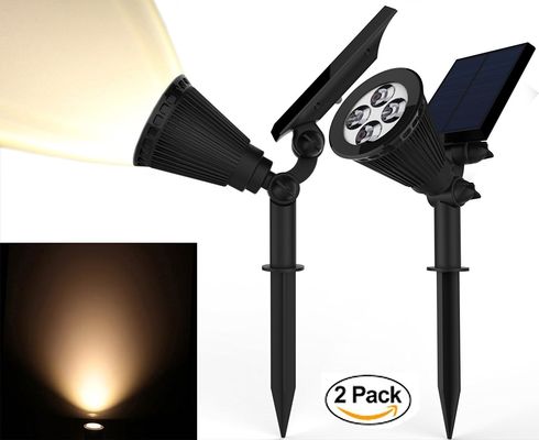 Lampu sorot LED bertenaga surya rendah untuk jalan masuk / jalur
