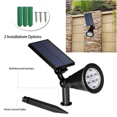 5V 2W Solar Powered Outdoor Motion Sensor Lampu Led Mudah Instalasi Untuk Dok